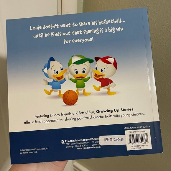 Disney - Louie Loves Basketball - Book - MUST BE BUNDLED, MARKED DOWN - Picture 3 of 3